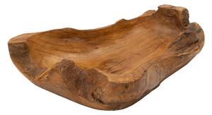 Svuotatasche in teak riciclato, realizzato a mano, realizzato a mano Dimensioni 29x40x10 CM - 3,3 kg Colore legno con venature