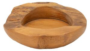 Svuotatasche in teak riciclato, realizzato a mano, realizzato a mano Dimensioni � 20X6 - 1.81kg Colore legno con venature