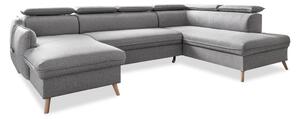 Divano letto angolare grigio chiaro (angolo destro) Sweet Harmony - Miuform
