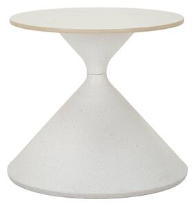Tavolino rotondo con piano in ceramica ø 45 cm Fush - Mauro Ferretti