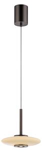 Lampadario a LED PURE VITRUM marrone 10 W, bianco caldo 530 lm, alluminio, dimensioni: 200 x 22 x 22 cm, IP20, Paul Neuhaus