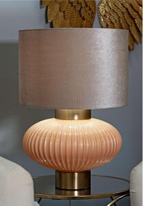 La Lampada da Tavolo PERLY incarna eleganza e raffinatezza Dimensioni �33x h 49 cm Lampada E-27 Attacco base dal dettagli dorati