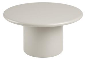 Tavolino da salotto rotondo color crema ø 80 cm Nagano – House Nordic