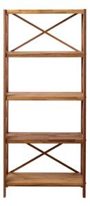 Scaffale effetto rovere colore naturale 70x161 cm X-Shelf - Unique Furniture