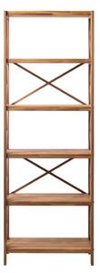 Scaffale effetto rovere colore naturale 70x198 cm X-Shelf - Unique Furniture
