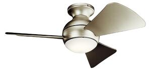 Kichler KLF-SOLA-34-BN-Ventilatore da soffitto dimmerabile a LED SOLA 10W/230V IP23+TC