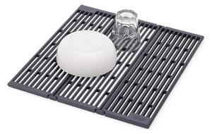 Scolapiatti a griglia per lavello regolabile grigio in plastica 43x13 cm Platform – Joseph Joseph