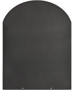 Pedana salvapavimento per stufe a legna e pellet in acciaio 80x60