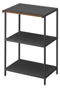 Scaffale nero opaco in acciaio 60x90x46,5 cm Tower – YAMAZAKI