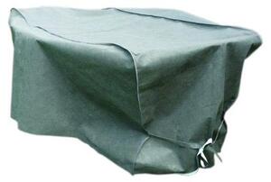 Custodia Fodera per Tavolo Rettangolare da Giardino 160x100x80 cm in Mytex Impermeabile Taupe