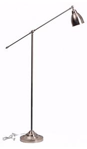 Ideal Lux - Lampada da terra NEWTON 1xE27/42W/230V cromo lucido