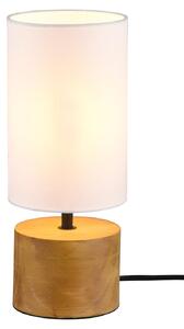 Lampada da Tavolo da Interno Attacco E14 in Legno Naturale Naturale