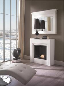 Biocamino da Terra FAMILY struttura in MDF Cassa in metallo verniciato 96x35xh 96 cm - peso 27kg Riscalda 20 MQ Potenza 2 Kw/h colore nero