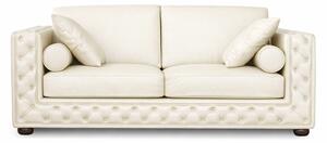 Divano Dimora Chesterfield Pelle Primo Fiore Premium - Design Classico