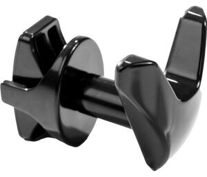 Portasciugamano portaccappatoio per scaldasalviette, a montaggio rapido Hangy vip 2 PEZZI stile moderno in metallo Nero