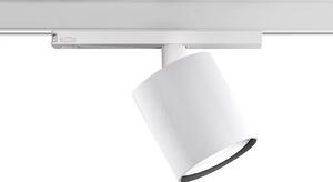 Ivela Faretto LED su binario Perfetto Puro, trifase, bianco, 930 Puro, Bianco / Opale, Corridoio, Alluminio, Moderno