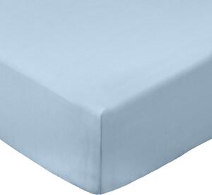 Lenzuolo con angoli blu in percalle di cotone 185x200 cm Cotton Percale – Bianca
