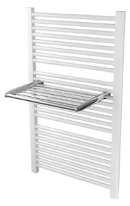 Portasciugamano Mensola universale per scaldasalviette montaggio rapido Hangy UP lunghezza 38 cm stile moderno in metallo