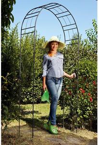 Arco da Giardino in Acciaio 36x110xH225cm Rama Bow Nero