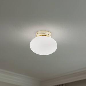 Plafoniera soffitto Ufo Domiluce, dimmerabile, Bianco / Opale, Soggiorno / Sala da pranzo, Vetro, Moderno, Plafoniera