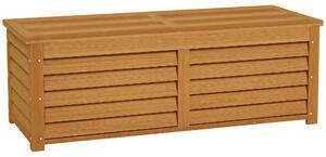 Outsunny Cassapanca per esterni giardino 176 L in legno con maniglia, 130L x 50B x 45H cm | Aosom Italy