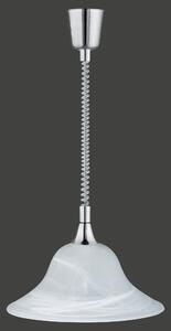 Lampada a Sospensione da Interno E27 in Metallo Nickel Opaco