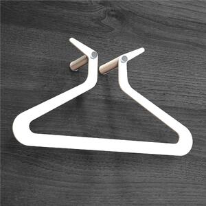 Servomuto, Appendino da parete in acciaio inossidabile EGO 1 dimensioni 11x25x h 45 cm peso 3 kg colore bianco