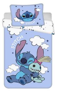 Set copripiumino e federa da bambini blu in cotone per culla 100x135 cm Lilo & Stitch "Clouds" – Jerry Fabrics