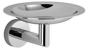 Portasapone sospeso in acciaio TECNA 12x13,5x h 7 cm Stile contemporaneo finitura inox lucido