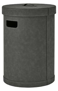 Cesta per il bucato grigio scuro in finta pelle 67,5 l Sahla M – Blomus