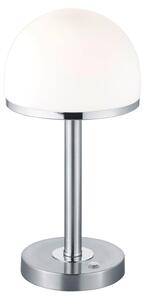 Lampada tavolo da Interno a LED in Metallo Nickel Opaco