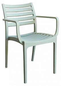 Poltrona Eveline 58,5x55,2x84 cm in Polipropilene Verde