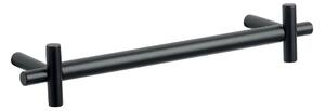 Porta salviette Porta Asciugamani Corto da Bidet Lunghezza 40 cm Linea BUCK Nero opaco RAL 9011