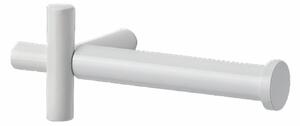 Portarotolo da bagno Dimensioni 15,2x 9,2 cm Linea BUCK Bianco opaco RAL 9016