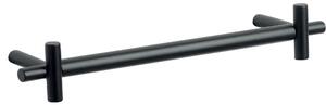 Porta salviette Porta Asciugamani Lungo da Lavandino Lunghezza 60 cm Linea BUCK Nero opaco RAL 9011