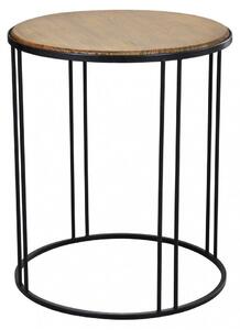 Tavolino Arkell 56x56x66,5 h cm in Legno Nero