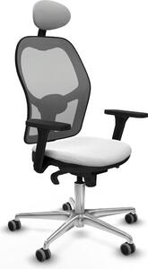 Sedia da ufficio con poggiatesta Piqueras y Crespo 3D086G1 Bianco
