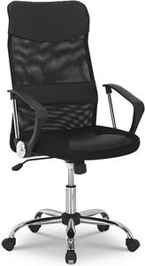 Sedia da ufficio JOY - Tessuto a rete nero - Altezza regolabile 109-119 cm - Ergonomica e di design