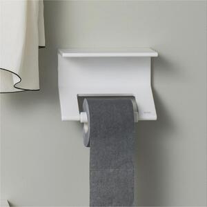 Portarotolo Mensola di carta igienica dimensioni 200 mm Portata 150 kg made in italy finitura Bianco Opaco