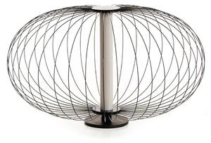Lampada da Tavolo a LED 50x50xH29 cm in Acciaio e Metallo Mizar Nero