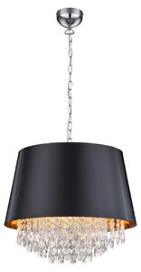 Lampada a Sospensione da Interno E14 in Metallo Cromo