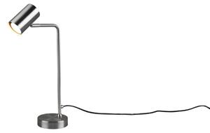 Lampada tavolo da Interno a Led in Metallo Nickel Opaco