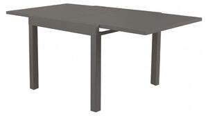 Tavolo Allungabile Hawaii 90/180x90x75 h cm in Alluminio Taupe