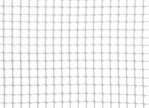 Rete Quadra da Giardino 10mm in Plastica 1x30m Rama Mirror Bianco