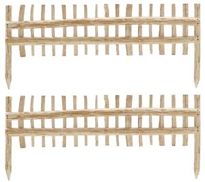 Minirecinzione 2 Pezzi 115x50 cm in Nocciolo Naturale