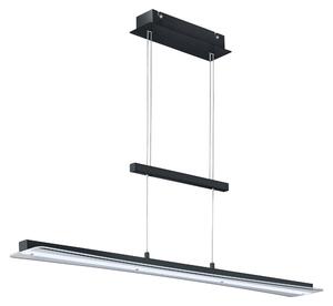 Lampada a Sospensione da Interno a LED in Metallo Nero Opaco