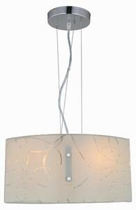 Lampada a Sospensione da Interno E27 in Metallo Bianco