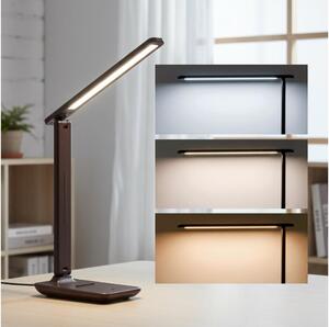 Brilagi-LED Lampada da tavolo dimmerabile MODO LED/7W/230V 3000/4000/6500K marrone