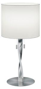 Lampada tavolo da Interno a LED in Metallo Nickel Opaco