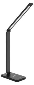 Brilagi - Lampada da tavolo LED dimmerabile a sfioramento con ricarica wireless QI LED/7W/5V 3000/4000/6000K nera